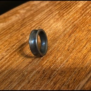 Male Titanium wedding ring size 9